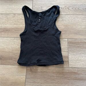 Skims Cotton Rib Tank Top